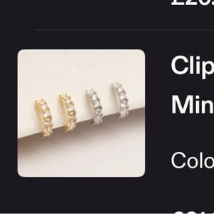 Elegant Gold Hoop Clip-On Earrings